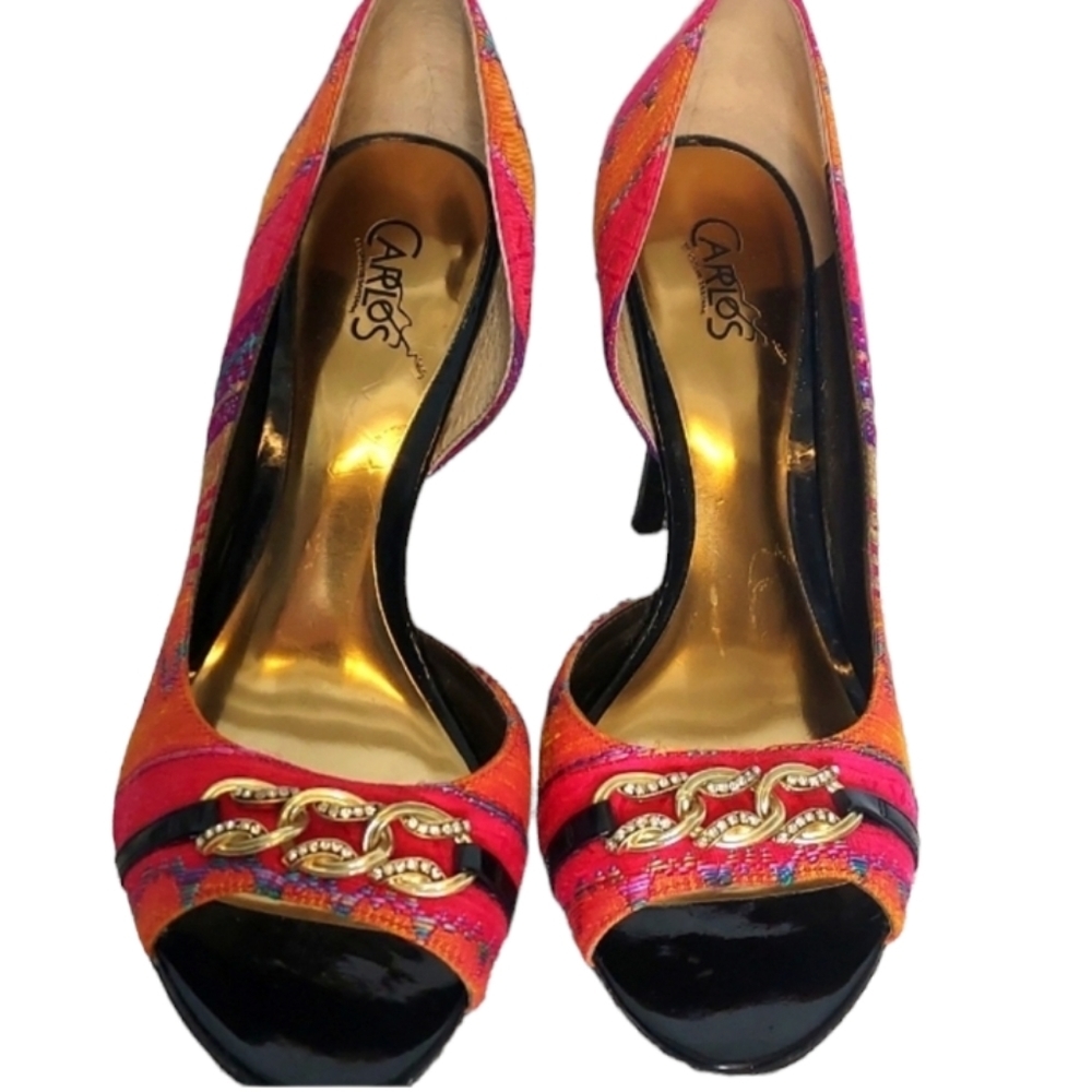 CARLOS HEELS SIZE 7 1/2 - Picture 2 of 8